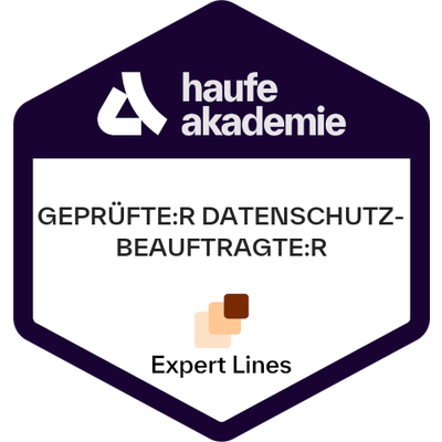 Qualifikationsnachweis Geprüfte Datenschutzbeauftragte
